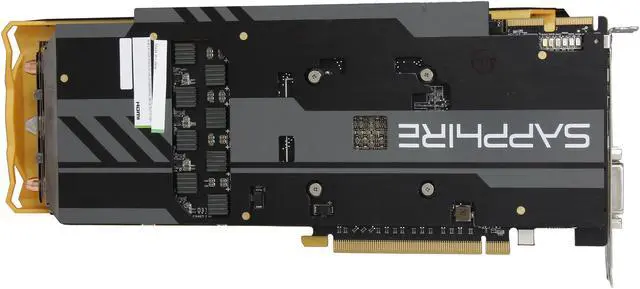 Alt view image 4 of 6 - SAPPHIRE Radeon R9 280X 3GB GDDR5 PCI Express 3.0 CrossFireX Support Graphics Card 100363-4L