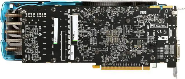 Alt view image 4 of 6 - SAPPHIRE Vapor-X Radeon R9 280X 3GB GDDR5 PCI Express 3.0 CrossFireX Support Graphics Card 100363VX-3L