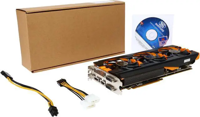 Alt view image 6 of 6 - SAPPHIRE Radeon R9 290 4GB GDDR5 PCI Express 3.0 CrossFireX Support Graphics Card 11227-00-CPO