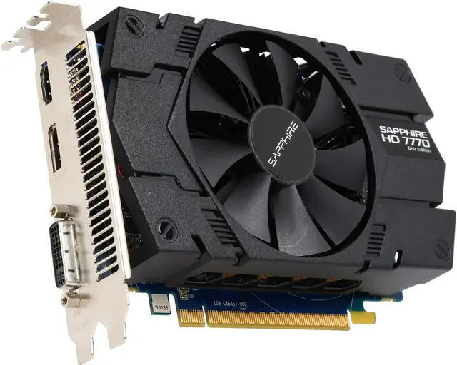 Main image of SAPPHIRE Radeon HD 7770 1GB GDDR5 PCI Express 3.0 CrossFireX Support Graphics Card 11201-99-90G