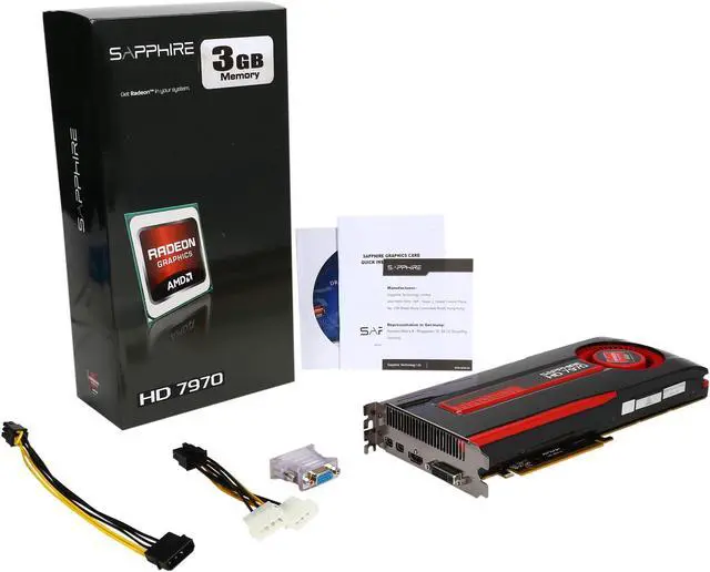 Alt view image 6 of 6 - SAPPHIRE Radeon HD 7970 3GB GDDR5 PCI Express 3.0 CrossFireX Support Graphics Card 21197-00-CPO