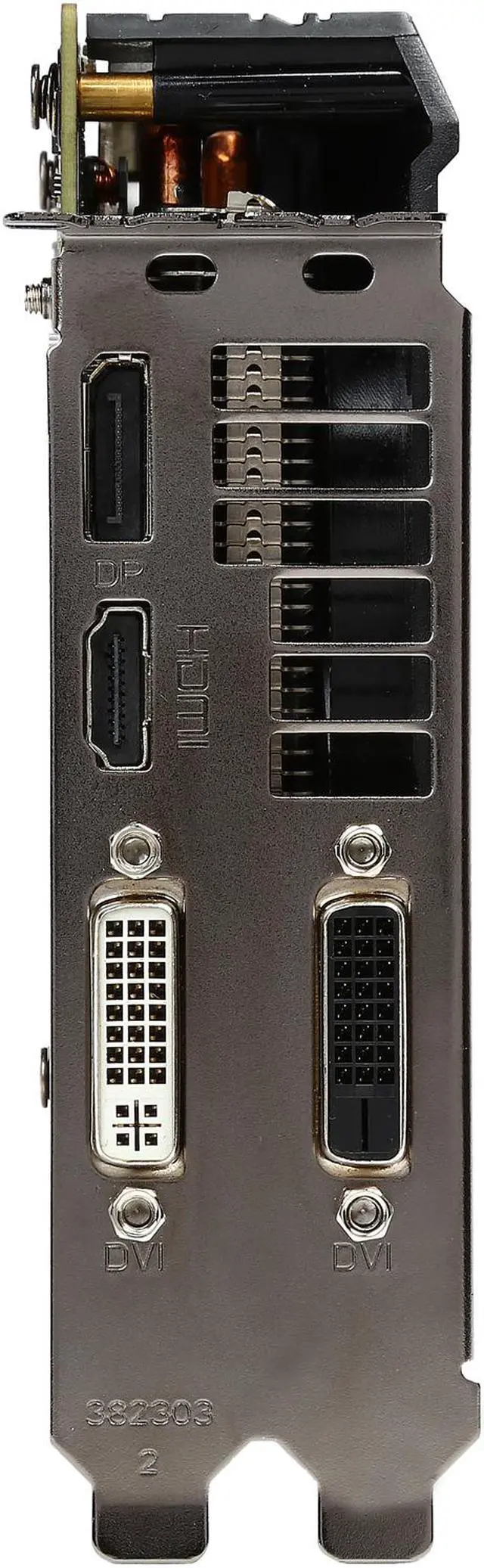 Alt view image 2 of 6 - Sapphire Radeon NITRO R9 380 4GB GDDR5 DL-DVI-I / DL-DVI-D / HDMI / DP Dual-X OC (UEFI) PCI-E Graphics Card 11242-07-20G