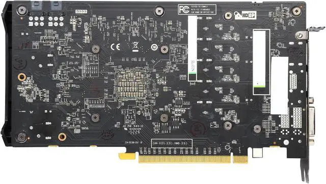 Alt view image 4 of 6 - Sapphire Radeon NITRO R9 380 4GB GDDR5 DL-DVI-I / DL-DVI-D / HDMI / DP Dual-X OC (UEFI) PCI-E Graphics Card 11242-07-20G