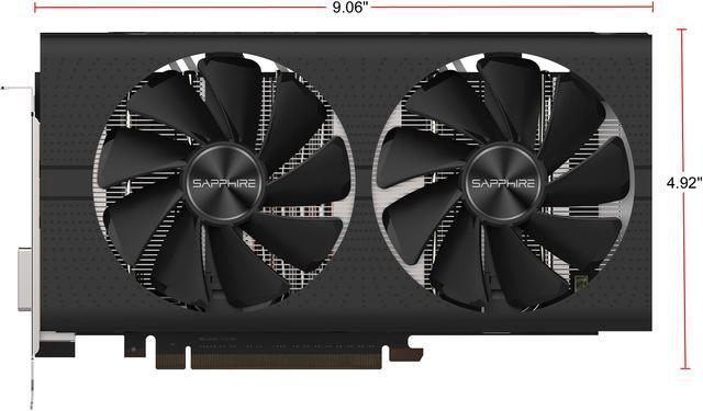 Alt view image 4 of 6 - Sapphire PULSE Radeon RX 580 8GB GDDR5 PCI-E Dual HDMI / DVI-D / Dual DP OC w/ Backplate (UEFI), 100411P8GOCL