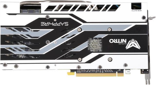 Alt view image 5 of 6 - Sapphire NITRO+ Radeon RX 570 8GB GDDR5 PCI-E Dual HDMI / DVI-D / Dual DP w/ Backplate (UEFI), 100412NT+8GL