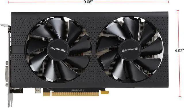 Alt view image 5 of 7 - Sapphire PULSE Radeon RX 570 4GB GDDR5 PCI-E Dual HDMI / DVI-D / Dual DP OC w/ Backplate (UEFI), 100412P4GOCL