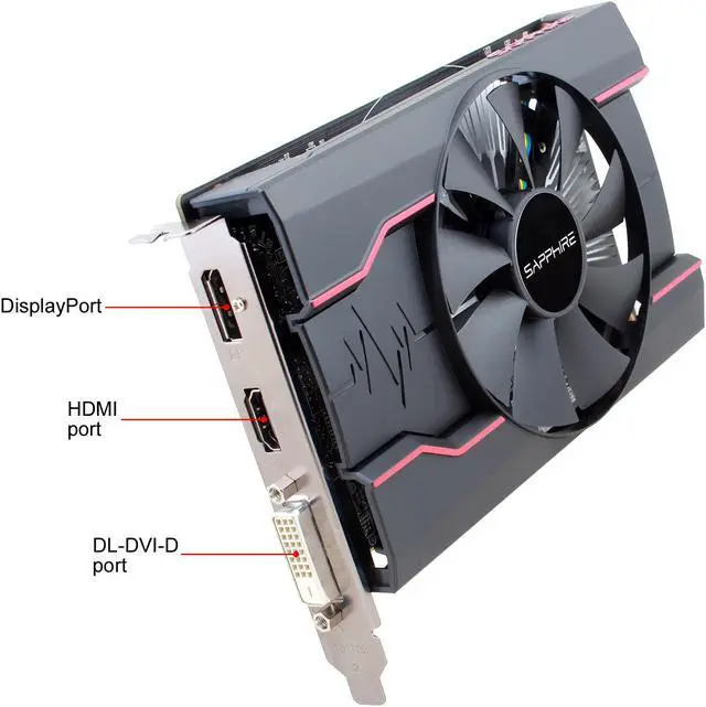 Alt view image 5 of 7 - SAPPHIRE Radeon RX 550 DirectX 12 100414P4GL 4GB 128-Bit GDDR5 Video Card