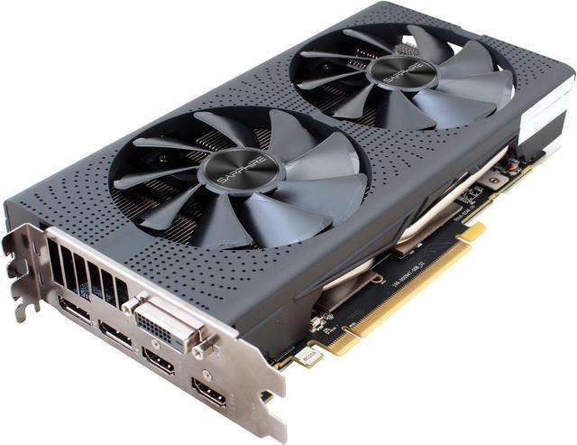 Sapphire Radeon PULSE RX 570 8GB GDDR5 PCI E Dual HDMI DVI D Dual DP OC w Backplate UEFI