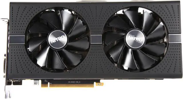 Alt view image 2 of 6 - SAPPHIRE NITRO+ Radeon RX 580 4GB GDDR5 CrossFireX Support ATX Graphics Card 100411NT+4G-2L