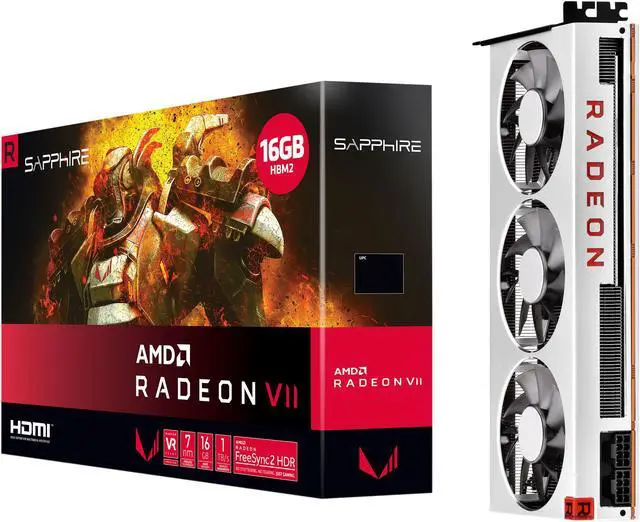 Alt view image 4 of 5 - SAPPHIRE Radeon VII 16GB HBM2 PCI Express 3.0 x16 ATX Graphics Card 21291-01-40G
