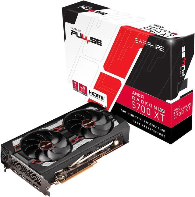 Alt view image 7 of 9 - SAPPHIRE PULSE Radeon RX 5700 XT 8GB GDDR6 PCI Express 4.0 x16 ATX Graphics Card 100416P8GL