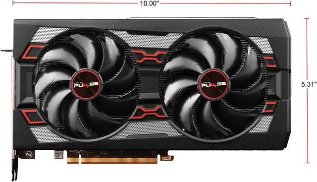 Alt view image 4 of 8 - SAPPHIRE PULSE Radeon RX 5600 XT 6GB GDDR6 PCI Express 4.0 ATX Graphics Card 11296-01-20G