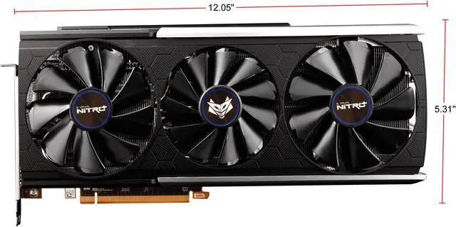 Alt view image 4 of 7 - SAPPHIRE NITRO+ Radeon RX 5700 XT 8GB GDDR6 PCI Express 4.0 ATX Graphics Card 11293-03CPO
