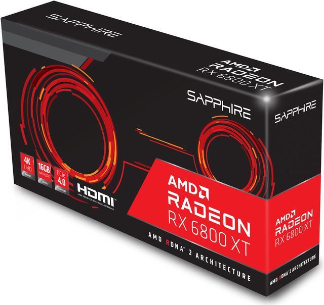 Alt view image 5 of 6 - SAPPHIRE Radeon RX 6800 XT 16GB GDDR6 PCI Express 4.0 ATX Graphics Card 21304-01-20G