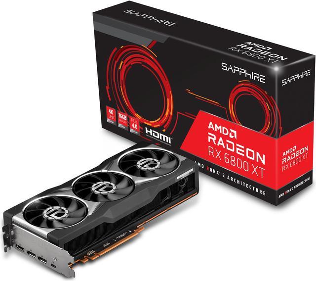 Alt view image 6 of 6 - SAPPHIRE Radeon RX 6800 XT 16GB GDDR6 PCI Express 4.0 ATX Graphics Card 21304-01-20G