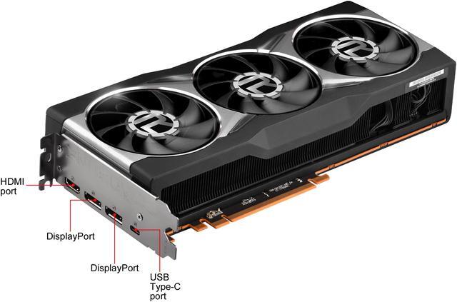 Alt view image 4 of 6 - SAPPHIRE Radeon RX 6800 XT 16GB GDDR6 PCI Express 4.0 ATX Graphics Card 21304-01-20G