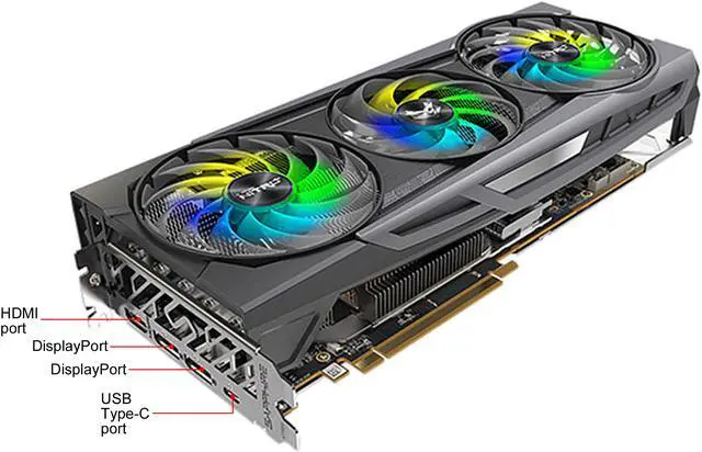 Alt view image 4 of 7 - SAPPHIRE NITRO+ Radeon RX 6800 XT SE Gaming Graphics Card with 16GB GDDR6, AMD RDNA 2 (11304-01-20G)