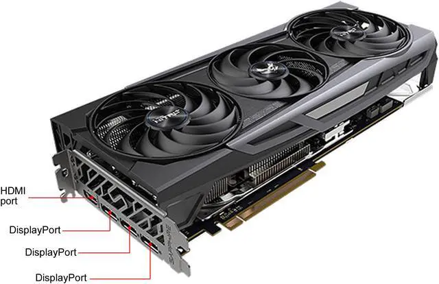 Alt view image 4 of 7 - SAPPHIRE NITRO+ Radeon RX 6800 16GB GDDR6 PCI Express 4.0 ATX Graphics Card 11305-01-20G