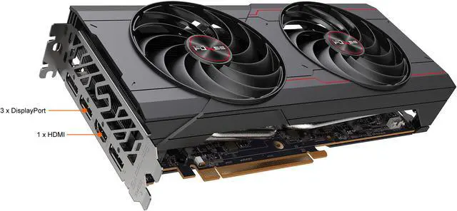 Alt view image 5 of 10 - Sapphire Pulse AMD Radeon RX 6700 XT Gaming 12GB GDDR6 HDMI / Triple DP (11306-02-20G)