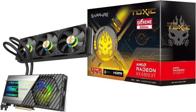 Alt view image 5 of 5 - Sapphire TOXIC AMD RADEON RX 6900 XT GAMING OC Video Card, 16GB GDDR6 EXTREME EDITION HDMI / TRIPLE DP