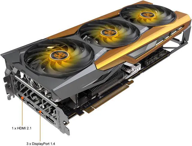 Alt view image 12 of 19 - Sapphire TOXIC AMD Radeon RX 6900 XT Air Cooled Gaming Graphics Card with 16GB GDDR6, AMD RDNA 2 (11308-11-20G)