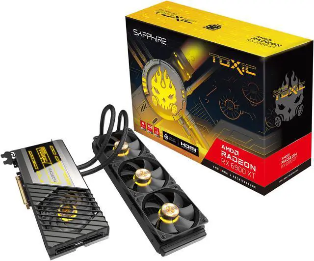 Alt view image 13 of 15 - SAPPHIRE Toxic Radeon RX 6900 XT 16GB GDDR6 PCI Express 4.0 ATX Graphics Card 11308-13-20G