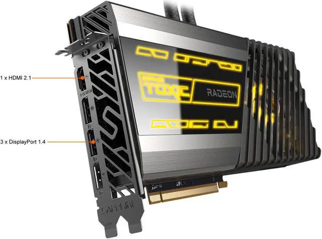 Alt view image 8 of 12 - SAPPHIRE Toxic Radeon RX 6900 XT 16GB GDDR6 PCI Express 4.0 ATX Graphics Card 11308-13-20G