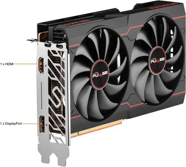 Alt view image 5 of 11 - SAPPHIRE PULSE Radeon RX 6500 XT 4GB GDDR6 PCI Express 4.0 ATX Graphics Card 11314-01-20G