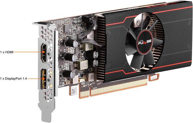 Alt view image 5 of 7 - SAPPHIRE PULSE Radeon RX 6400 4GB GDDR6 PCI Express 4.0 Low Profile Graphics Card 11315-01-20G