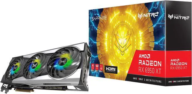Alt view image 8 of 8 - SAPPHIRE NITRO+ Radeon RX 6950 XT 16GB GDDR6 PCI Express 4.0 ATX Graphics Card 11317-02-20G