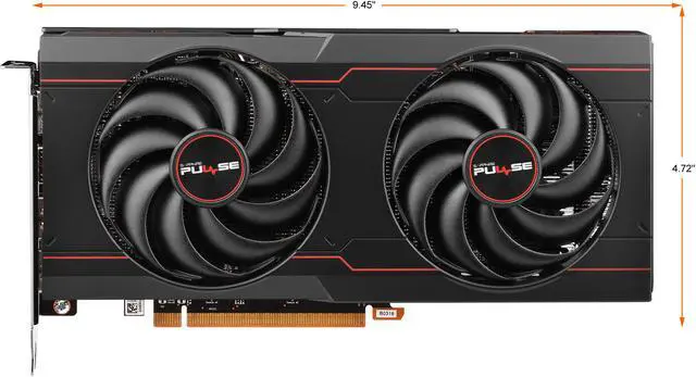 Alt view image 3 of 6 - SAPPHIRE PULSE Radeon RX 6650 XT 8GB GDDR6 PCI Express 4.0 ATX Graphics Card 11319-03-20G