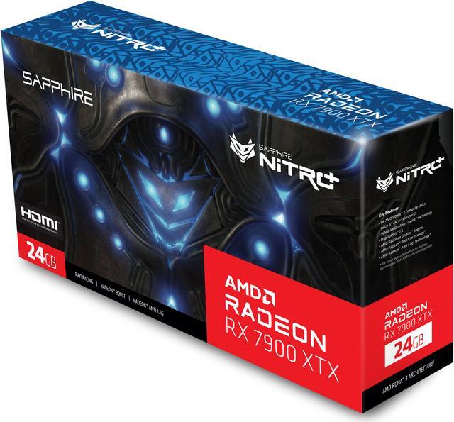 Alt view image 7 of 9 - SAPPHIRE NITRO+ Radeon RX 7900 XTX 24GB GDDR6 PCI Express 4.0 x16 ATX Graphics Card 11322-01-40G