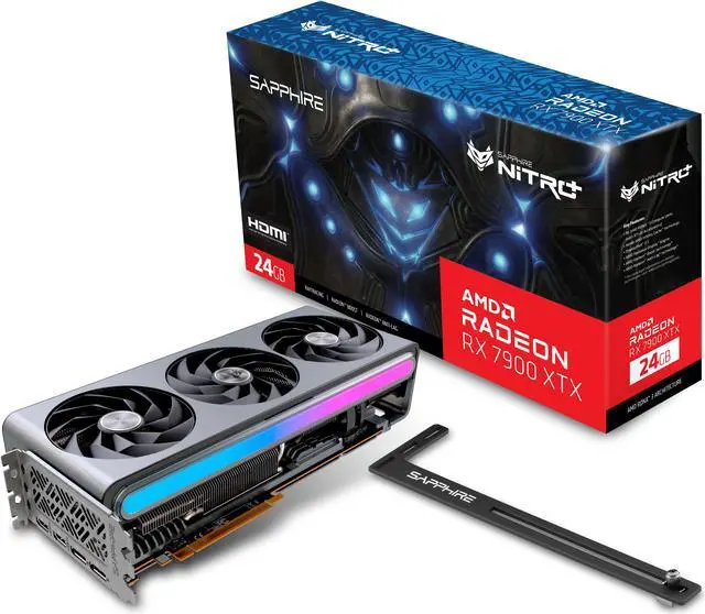 Alt view image 9 of 9 - SAPPHIRE NITRO+ Radeon RX 7900 XTX 24GB GDDR6 PCI Express 4.0 x16 ATX Graphics Card 11322-01-40G