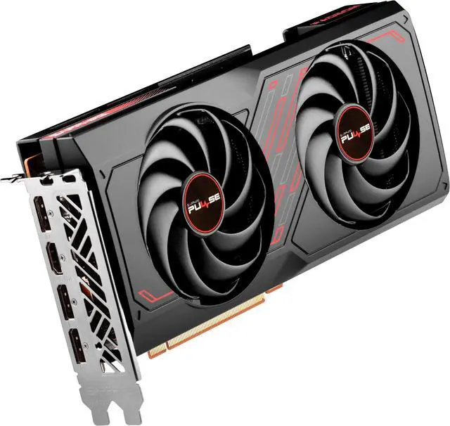 Alt view image 4 of 6 - SAPPHIRE PULSE Radeon RX 7600 8GB GDDR6 PCI Express 4.0 x8 ATX Graphics Card 11324-01-20G
