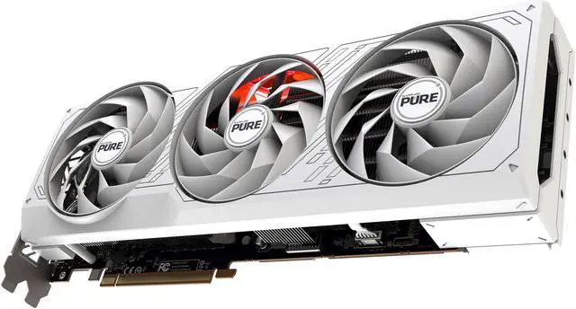 Alt view image 4 of 9 - SAPPHIRE PURE Radeon RX 7800 XT 16GB GDDR6 PCI Express 4.0 x16 ATX Graphics Card 11330-03-20G