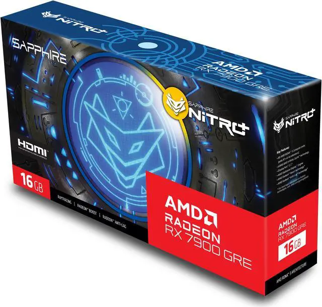 Alt view image 7 of 8 - SAPPHIRE NITRO+ Radeon RX 7900 GRE 16GB GDDR6 PCI Express 4.0 x16 ATX Graphics Card 11325-02-20G