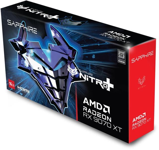 Alt view image 6 of 8 - SAPPHIRE NITRO+ Radeon RX 9070 XT 16GB GDDR6 PCI Express 5.0 x16 ATX Graphics Card 11348-01-20G