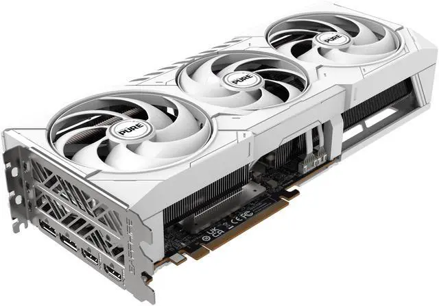 Alt view image 2 of 8 - SAPPHIRE PURE Radeon RX 9070 16GB GDDR6 PCI Express 5.0 x16 ATX Graphics Card 11349-02-20G