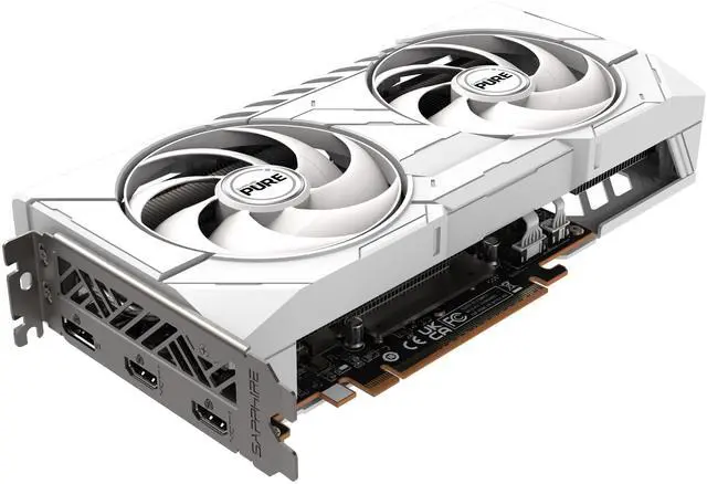 Alt view image 2 of 9 - SAPPHIRE PURE Radeon RX 9060 XT 16GB GDDR6 PCI Express 5.0 x16 ATX Graphics Card 11350-02-20G