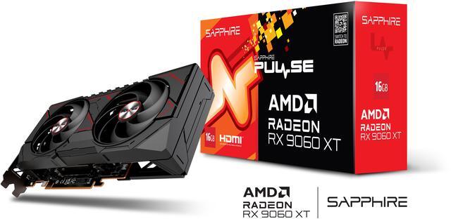 Alt view image 9 of 9 - SAPPHIRE PULSE Radeon RX 9060 XT 16GB GDDR6 PCI Express 5.0 x16 ATX Graphics Card 11350-03-20G
