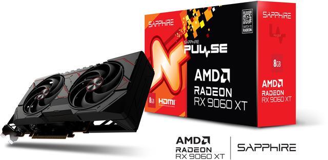 Alt view image 9 of 9 - SAPPHIRE PULSE Radeon RX 9060 XT 8GB GDDR6 PCI Express 5.0 x16 ATX Graphics Card 11350-04-20G