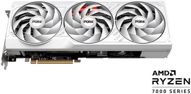 Alt view image 2 of 6 - SAPPHIRE PURE Radeon RX 7800 XT 16GB GDDR6 PCI Express 4.0 x16 ATX Graphics Card 11330-03CPO