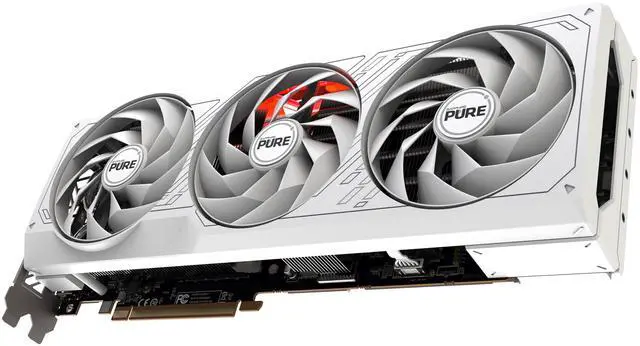 Alt view image 4 of 6 - SAPPHIRE PURE Radeon RX 7800 XT 16GB GDDR6 PCI Express 4.0 x16 ATX Graphics Card 11330-03CPO
