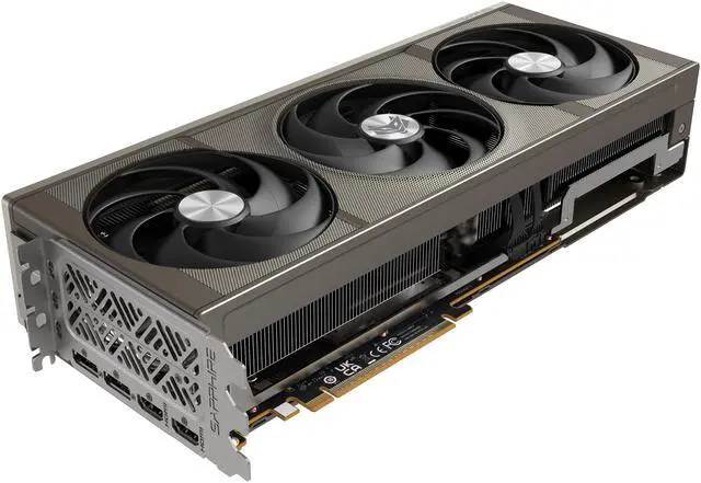 Alt view image 2 of 5 - SAPPHIRE Radeon RX 9070 XT 16GB GDDR6 PCI Express 5.0 x16 ATX Graphics Card 11348-01CPO