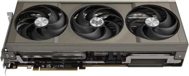 Alt view image 4 of 5 - SAPPHIRE Radeon RX 9070 XT 16GB GDDR6 PCI Express 5.0 x16 ATX Graphics Card 11348-01CPO