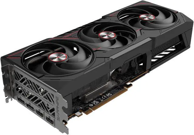 Alt view image 2 of 5 - SAPPHIRE Radeon RX 9070 XT 16GB GDDR6 PCI Express 5.0 x16 ATX Graphics Card 11348-03CPO
