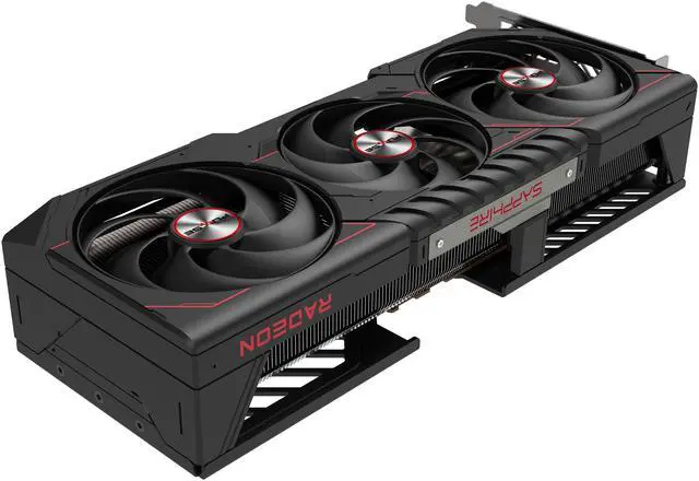 Alt view image 3 of 5 - SAPPHIRE Radeon RX 9070 XT 16GB GDDR6 PCI Express 5.0 x16 ATX Graphics Card 11348-03CPO