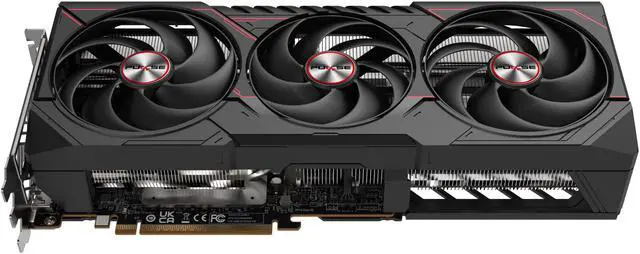 Alt view image 4 of 5 - SAPPHIRE Radeon RX 9070 XT 16GB GDDR6 PCI Express 5.0 x16 ATX Graphics Card 11348-03CPO