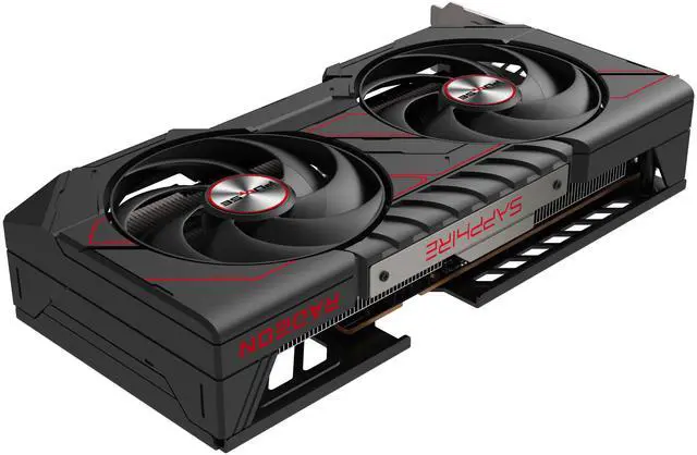 Alt view image 3 of 5 - SAPPHIRE Radeon RX 9060 XT 16GB GDDR6 PCI Express 5.0 x16 ATX Graphics Card 11350-03CPO