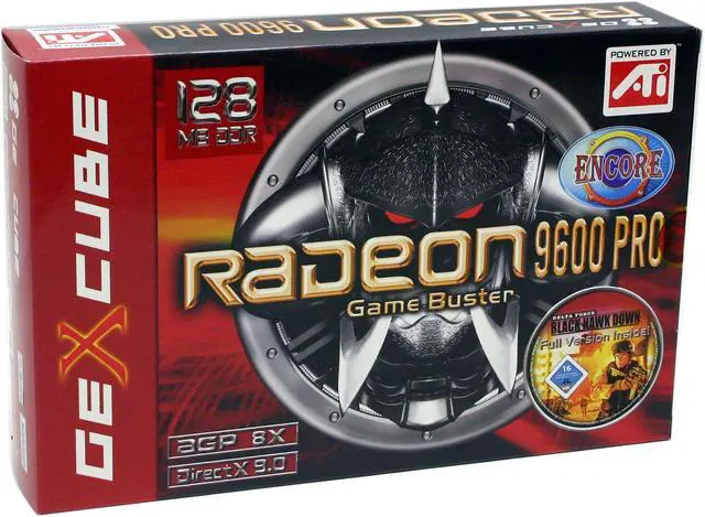 Alt view image 4 of 5 - GECUBE Radeon 9600PRO 128MB DDR AGP 4X/8X Graphics Card R9600-PRO C3H